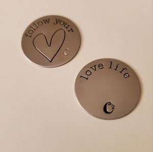 3/$18 Origami Owl Medium Love Plates Bundle